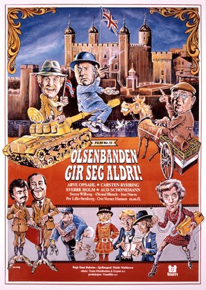 Olsenbanden gir seg aldri! - Norwegian Movie Poster (thumbnail)