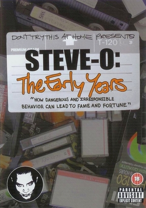 Steve-O: The Early Years - British DVD movie cover (thumbnail)