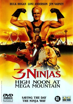 3 Ninjas: High Noon at Mega Mountain - Dutch DVD movie cover (thumbnail)