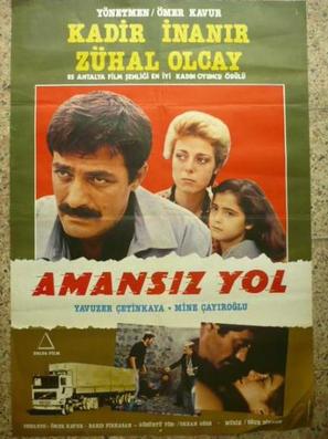 Amansiz Yol - Turkish Movie Poster (thumbnail)