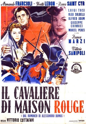 Il cavaliere di Maison Rouge - Italian Movie Poster (thumbnail)