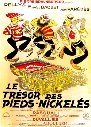 Le tr&eacute;sor des Pieds-Nickel&eacute;s - French Movie Poster (thumbnail)