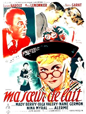 Ma soeur de lait - French Movie Poster (thumbnail)