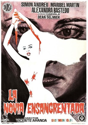 La novia ensangrentada - Spanish Movie Poster (thumbnail)