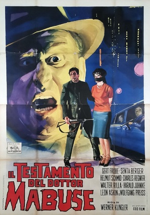Das Testament des Dr. Mabuse - Italian Movie Poster (thumbnail)