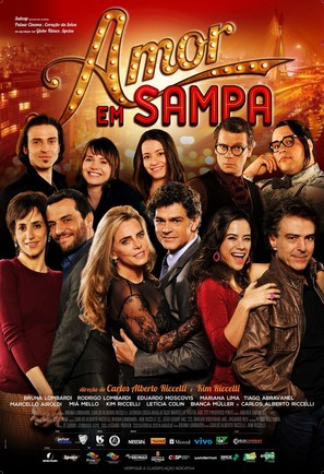 Amor em Sampa - Brazilian Movie Poster (thumbnail)