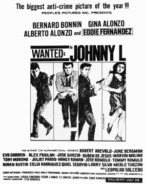 Wanted: Johnny L - Philippine Movie Poster (thumbnail)