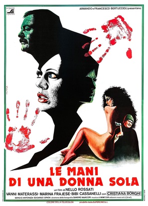 Le mani di una donna sola - Italian Movie Poster (thumbnail)