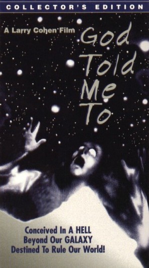 God Told Me To - VHS movie cover (thumbnail)