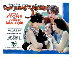 Don Juan&#039;s Three Nights - Movie Poster (thumbnail)