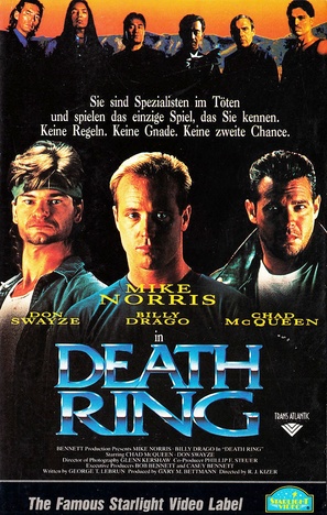 Death Ring - German VHS movie cover (thumbnail)