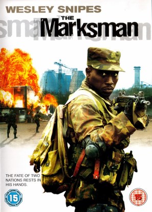 The Marksman - British DVD movie cover (thumbnail)