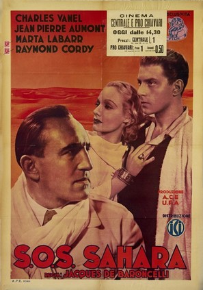 S.O.S. Sahara - Italian Movie Poster (thumbnail)