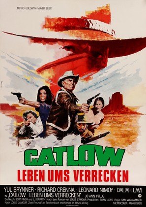 Catlow - German Movie Poster (thumbnail)