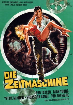 The Time Machine - German Movie Poster (thumbnail)