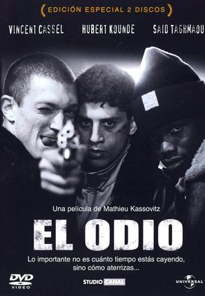 La haine - Spanish DVD movie cover (thumbnail)