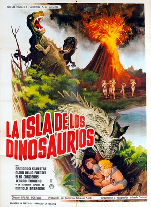 La isla de los dinosaurios - Mexican Movie Poster (thumbnail)