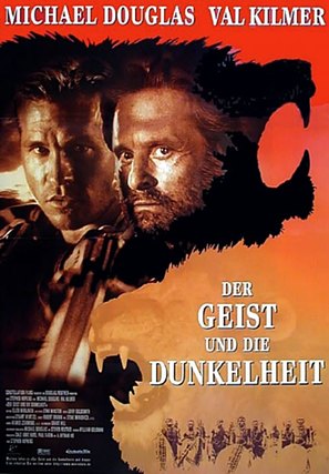 The Ghost And The Darkness - German Movie Poster (thumbnail)