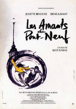 Les amants du Pont-Neuf - French Movie Poster (thumbnail)