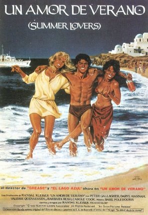 Summer Lovers - Spanish Movie Poster (thumbnail)