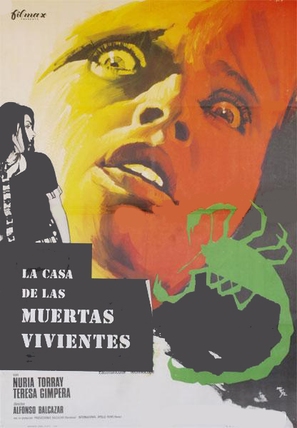 La casa de las muertas vivientes - Spanish Movie Poster (thumbnail)