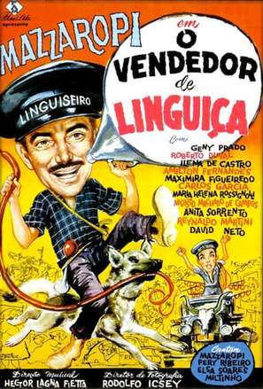 O Vendedor de Lingui&ccedil;a - Brazilian Movie Poster (thumbnail)