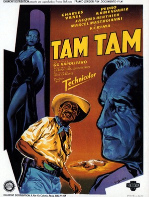 Tam tam mayumbe - French Movie Poster (thumbnail)