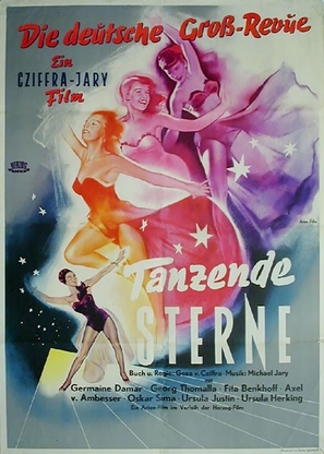 Tanzende Sterne - German Movie Poster (thumbnail)