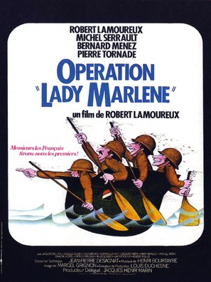 Op&eacute;ration Lady Marl&egrave;ne - French Movie Poster (thumbnail)