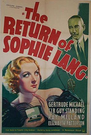 The Return of Sophie Lang - Movie Poster (thumbnail)