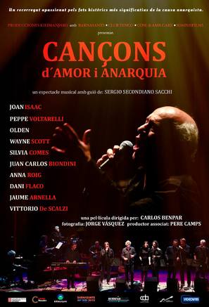 Can&ccedil;ons d&#039;amor i anarquia - Spanish Movie Poster (thumbnail)