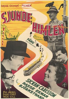 Sjunde himlen - Swedish Movie Poster (thumbnail)