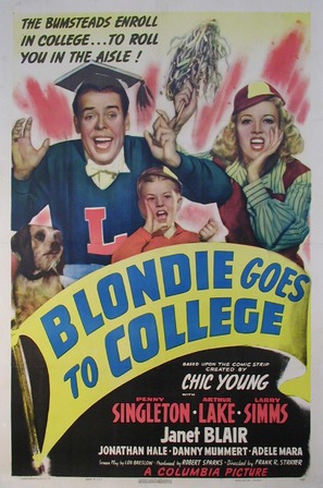 Blondie Goes to College - Movie Poster (thumbnail)