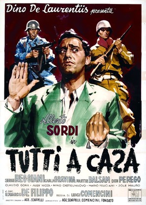 Tutti a casa - Italian Movie Poster (thumbnail)
