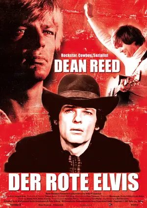 Der rote Elvis Poster