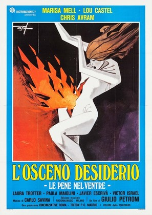 L&#039;osceno desiderio - Italian Movie Poster (thumbnail)