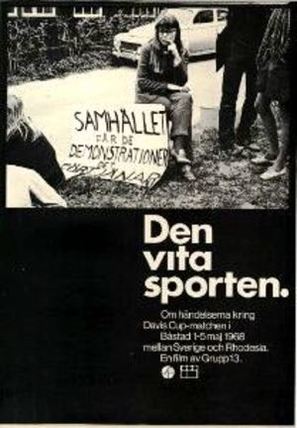 Den vita sporten - Swedish Movie Poster (thumbnail)
