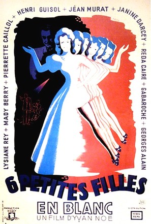 Six petites filles en blanc - French Movie Poster (thumbnail)
