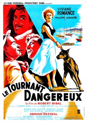 Le tournant dangereux - French Movie Poster (thumbnail)