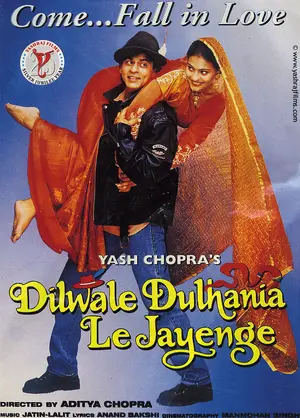 Dilwale Dulhania Le Jayenge - Indian Movie Poster (thumbnail)