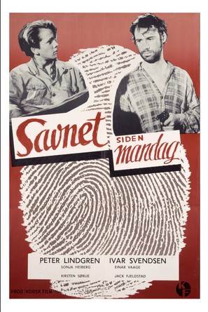 Savnet siden mandag - Norwegian Movie Poster (thumbnail)