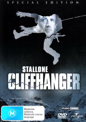 Cliffhanger - Australian DVD movie cover (thumbnail)