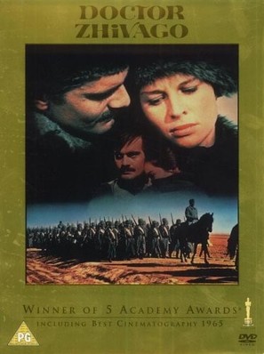 Doctor Zhivago - British DVD movie cover (thumbnail)