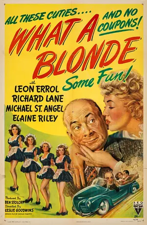 What a Blonde Poster