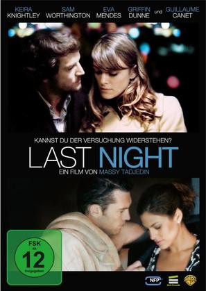 Last Night - German DVD movie cover (thumbnail)