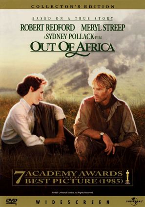 Out of Africa - DVD movie cover (thumbnail)