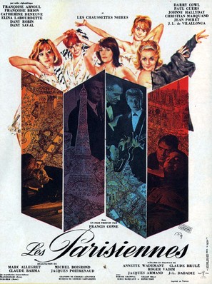 Les parisiennes - French Movie Poster (thumbnail)