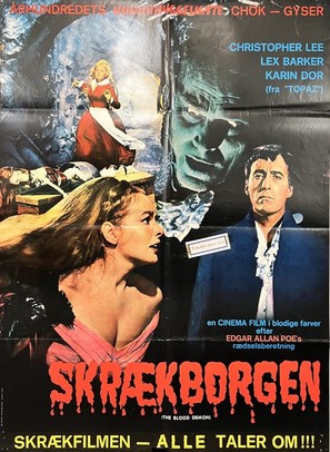 Die Schlangengrube und das Pendel - Danish Movie Poster (thumbnail)