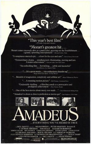 Amadeus - Movie Poster (thumbnail)