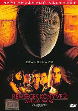 Urban Legends Final Cut - Hungarian DVD movie cover (thumbnail)